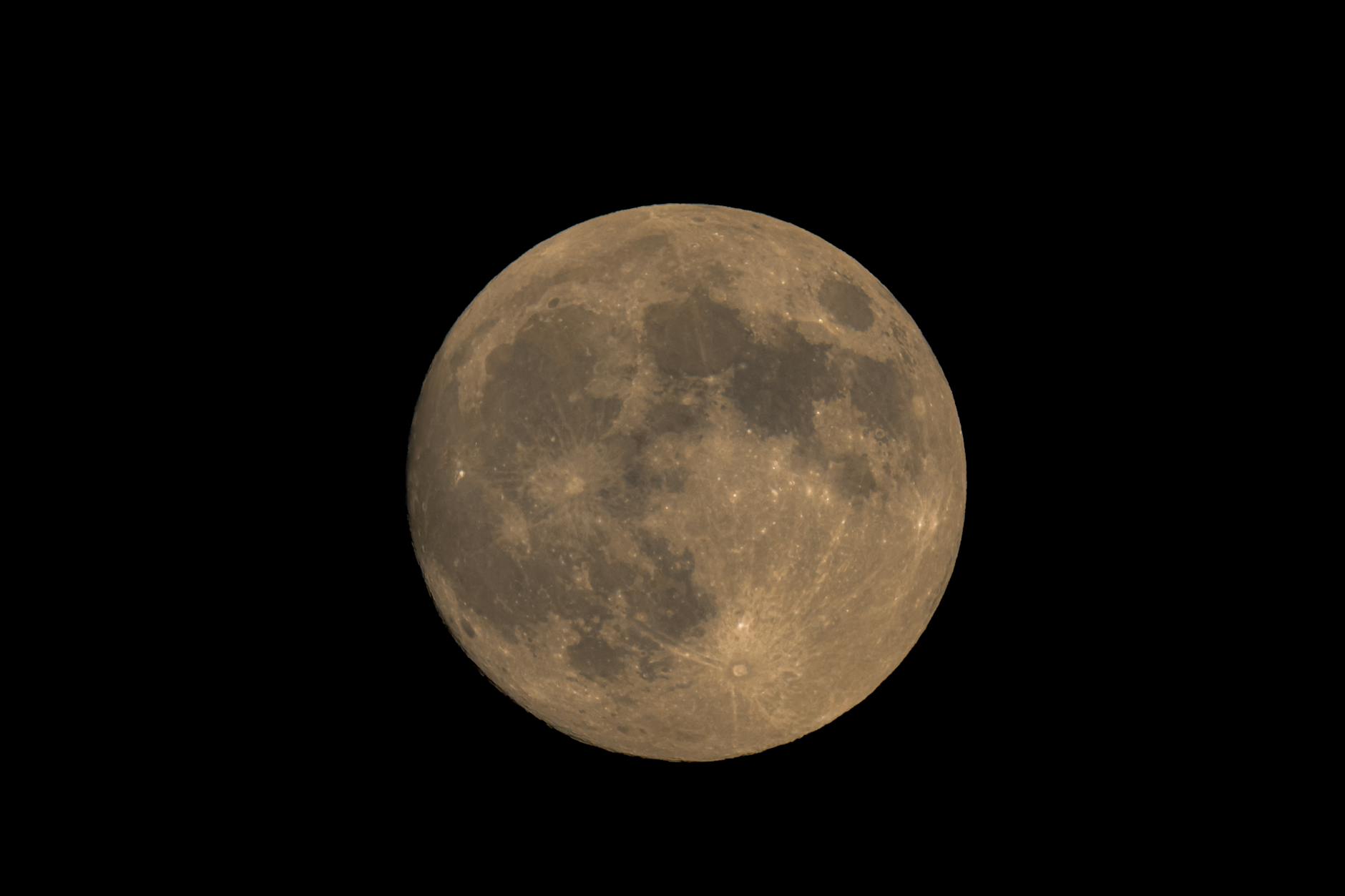 full moon in night sky over darien connecticut